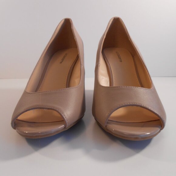 Liz Claiborne Paula Peep Toe wedge Heels - Picture 1 of 6